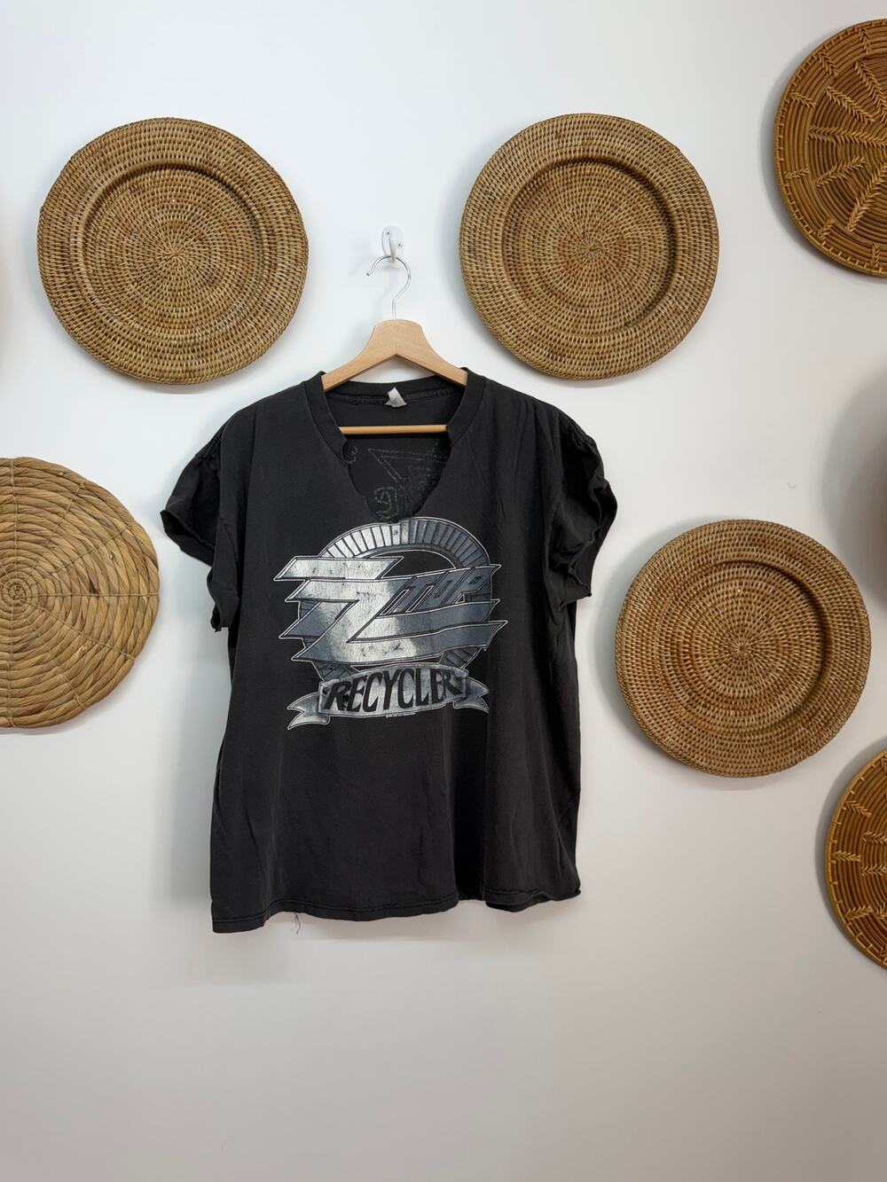 Vintage 90s ZZ Top 1990 Recycler Tour T-Shirt Mens XL